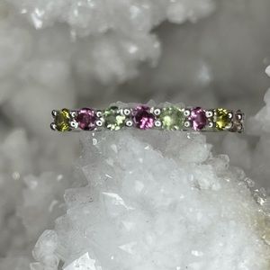 CLEARANCE- Multi- colored Tourmaline Ring